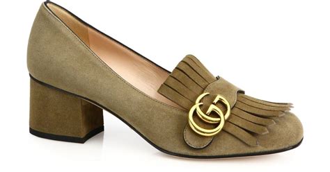 gucci taupe patent pumps|Shoes .